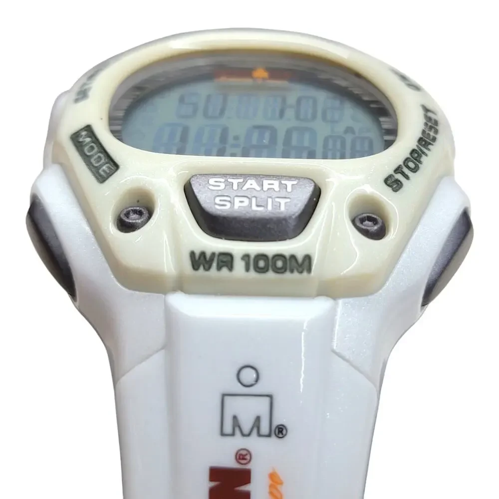 Timex Ironman Triathlon 30 Lap Watch White Arizona Tempe Midsize Broken Band